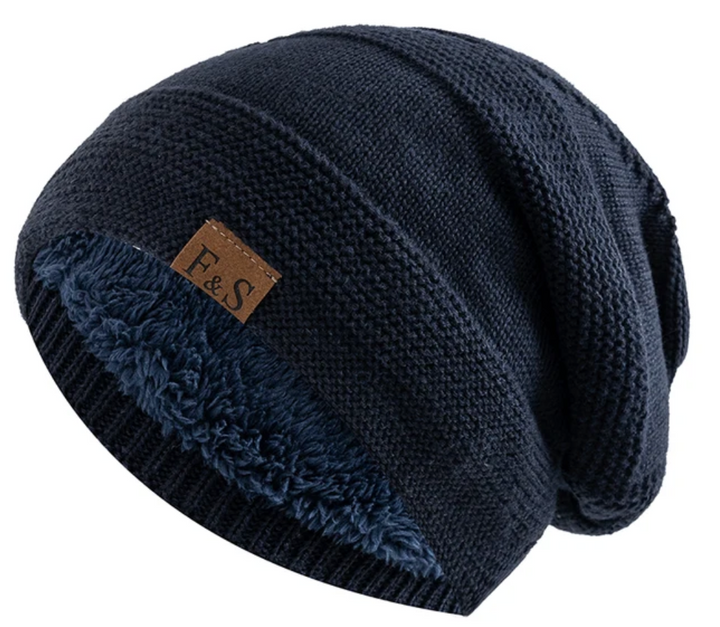 Warm Winter Beanie with Fleece Lining - Luna