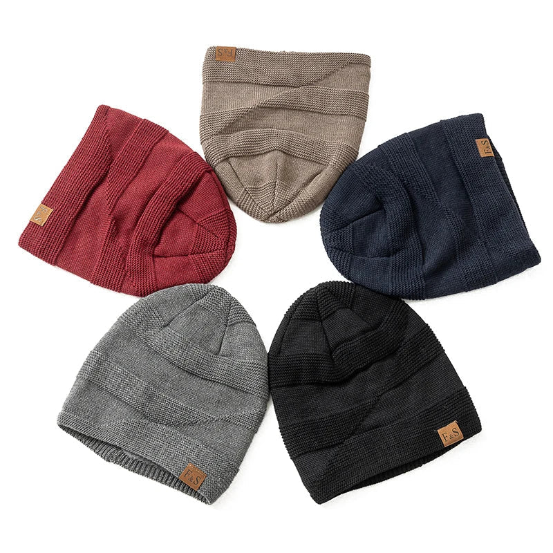 Warm Winter Beanie with Fleece Lining - Luna